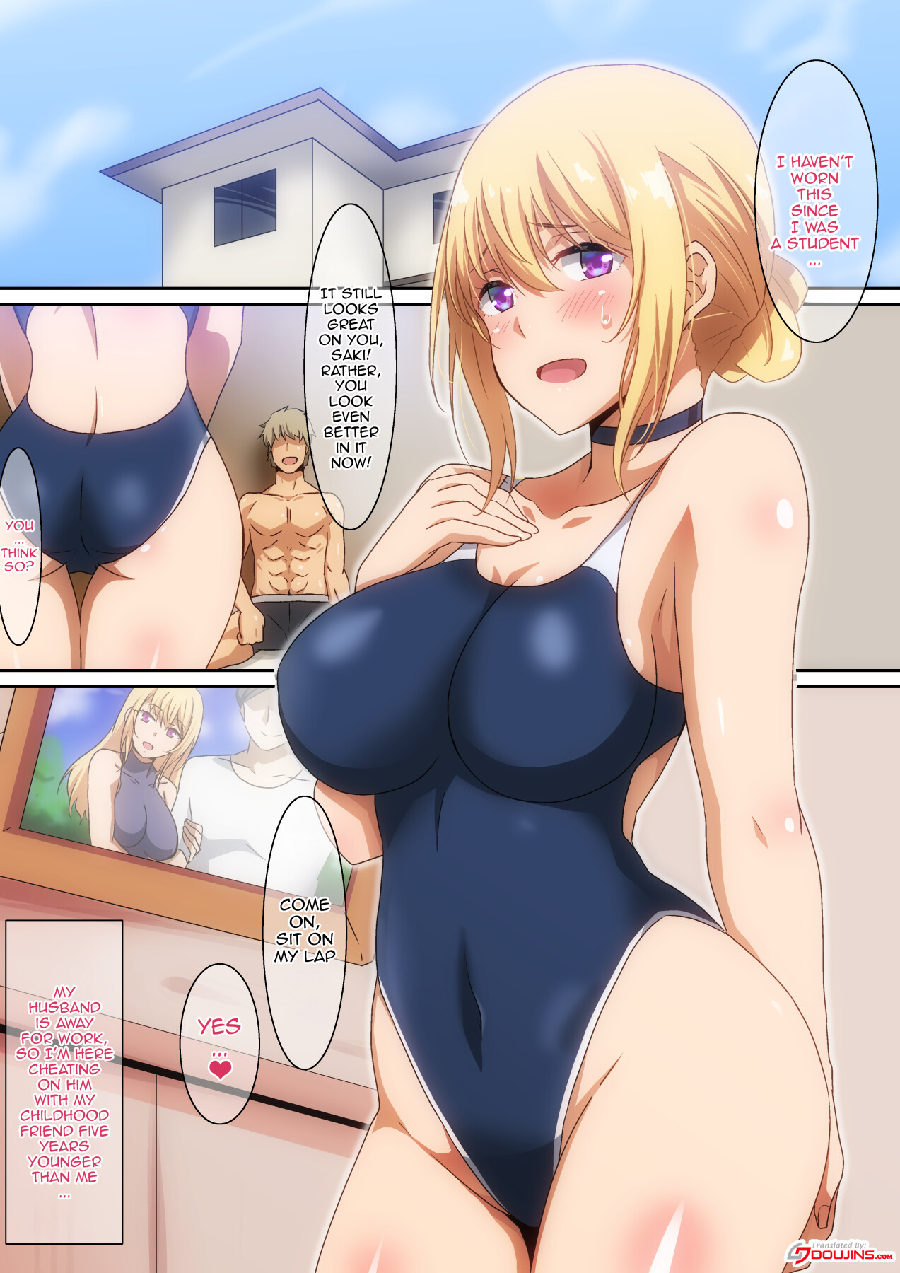 hentai manga Swimsuit Wife